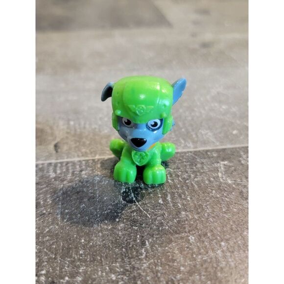 Mini SML Disney Junior Rocky dog Paw Patrol toy figure recycling - Picture 1 of 5